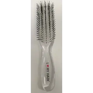 Парикмахерская щетка I LOVE MY HAIR "Русалочка" 1801 диамонд прозрачная M