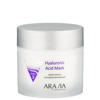 ARAVIA Professional Крем-маска суперувлажняющая Hyaluronic Acid Mask, 300мл/8