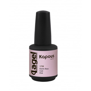 Эластичное базовое покрытие Розовое гель-лак LAGEL 15 "Elastic Base Coat Pink"