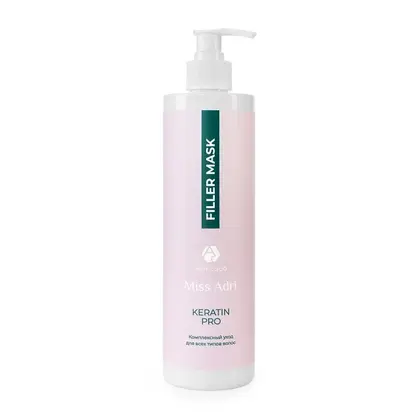 Универсальная-маска-филлер-для-волос-ADRICOCO-Miss-Adri-Keratin -Pro-с-кератином-и-белковым-коктейлем,-500-мл 2